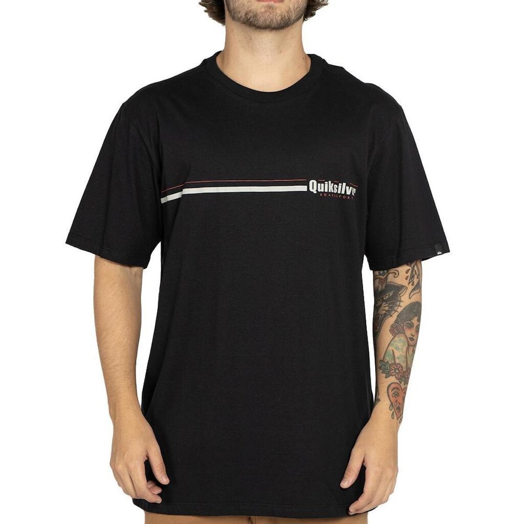 Camiseta Quiksilver Speed Stripe WT25 Masculina