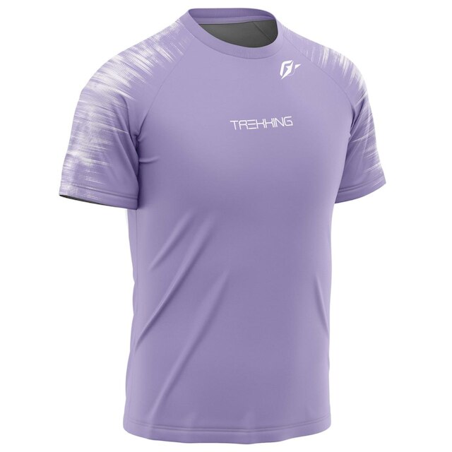 Camiseta Raglan Unissex Trekking Tecnodots Roxo