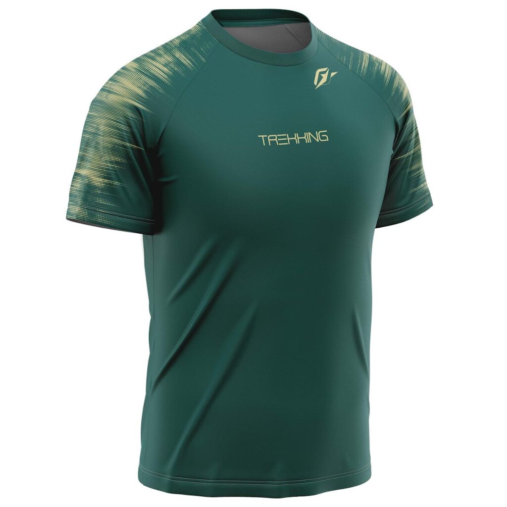 Camiseta Raglan Unissex Trekking Tecnodots Verde
