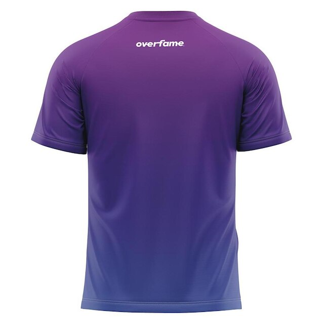 Camiseta Raglan Unissex Yoga Gradiente Tie Dye Roxo