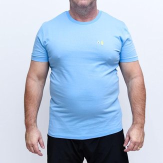 Camiseta Ralph Lauren Masculina Básica Azul Marinho