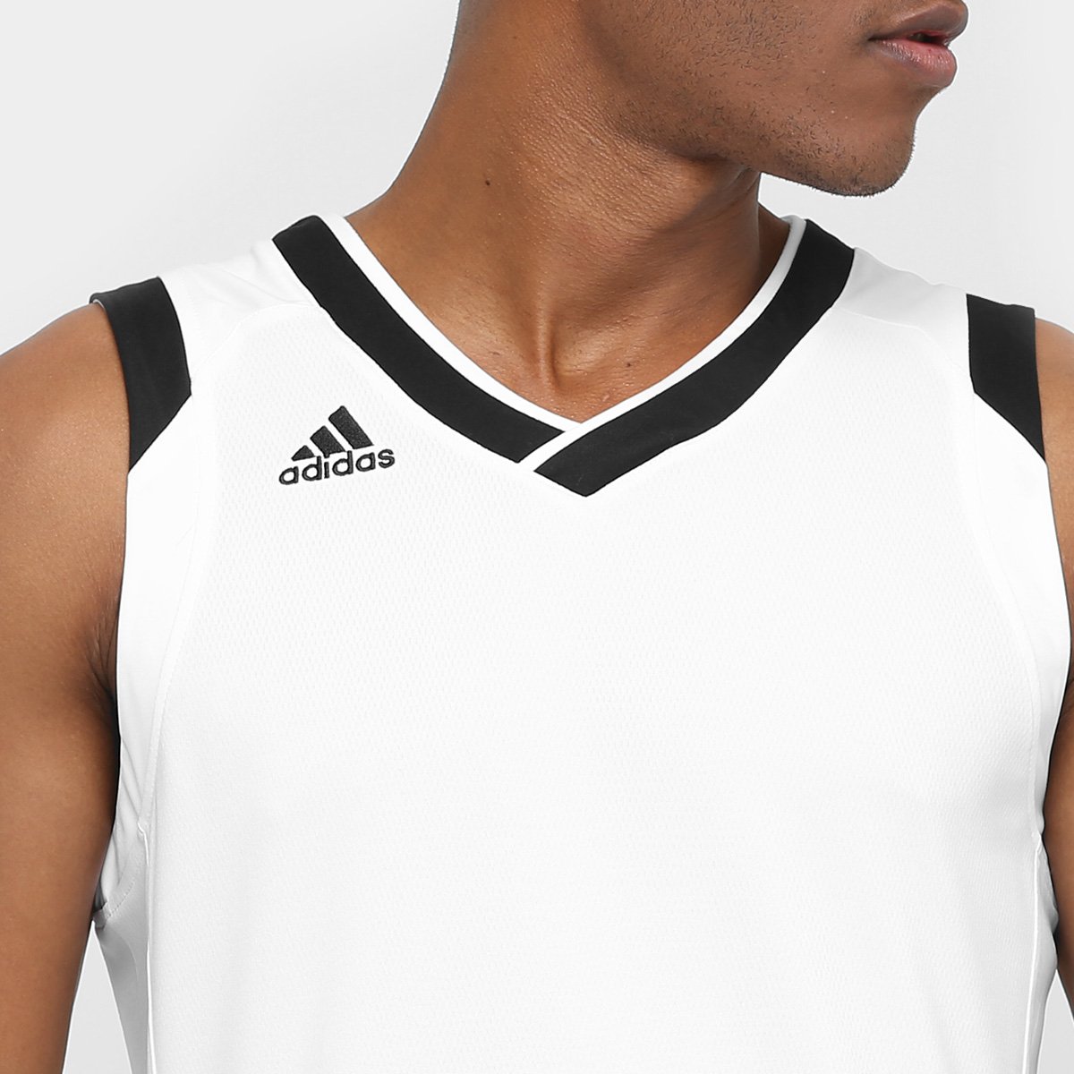 camiseta cavada masculina adidas