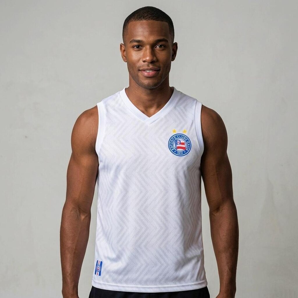 Camiseta Regata Bahia Licenciada Oficial Masculina Esquadrão