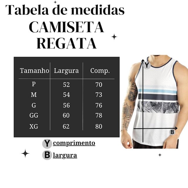 Camiseta Regata Estampada Masculina Elastano Casual Passeio Casual