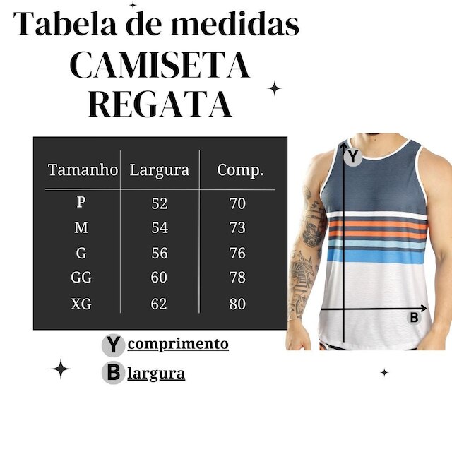 Camiseta Regata Estampada Masculina Elastano Casual Passeio Casual