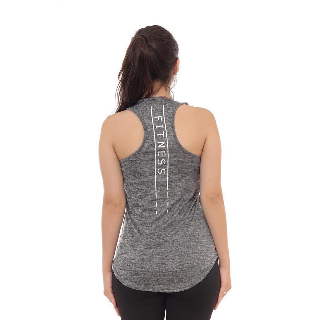 Camiseta Regata Feminina Dry Proteção contra os raios solares UVA e UVB Poliester
