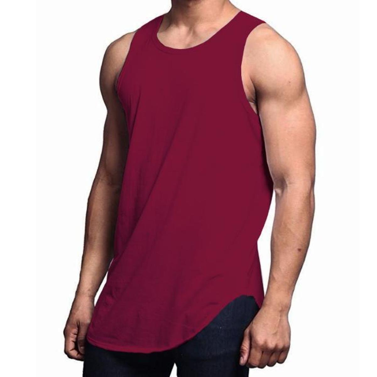 Camiseta Regata Longline Swag VCSTILO Masculina Menor preço em Camiseta Regata Longline Swag VCSTILO Masculina