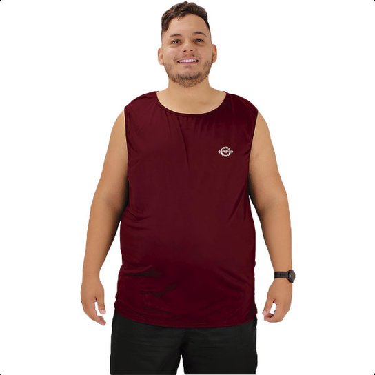 Camiseta Regata Masculina Academia Plus Size Premium