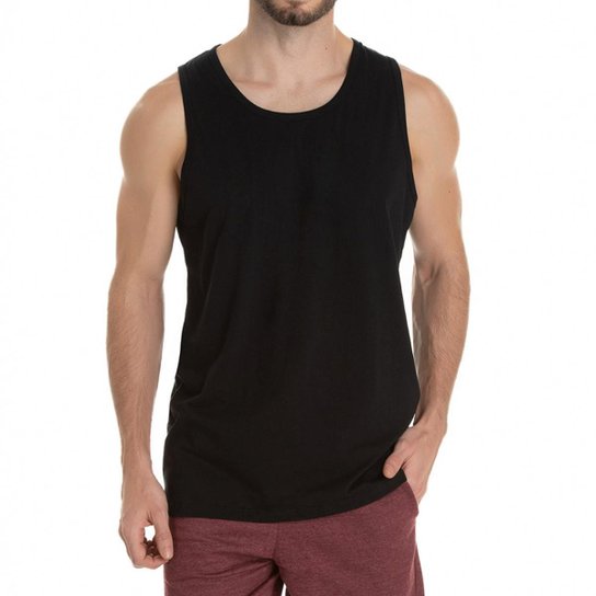 Camiseta Regata Masculina Preta Camisa Cavada Originals