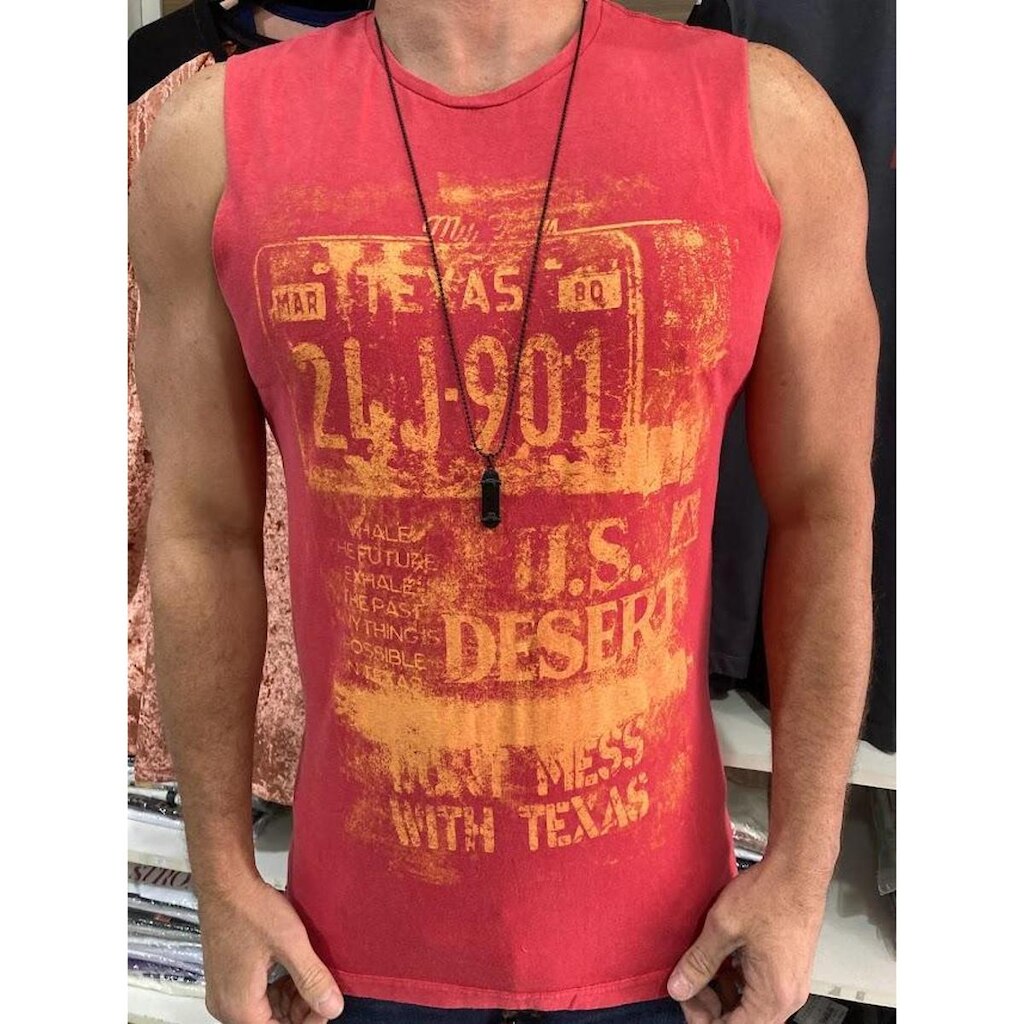 Camiseta Regata Masculina Texas