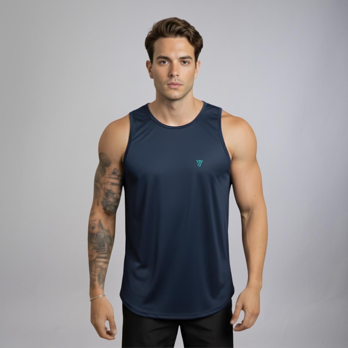 Camiseta Regata Masculina Treino Dry Academia Lisa Premium Menor preço em Camiseta Regata Masculina Treino Dry Academia Lisa Premium
