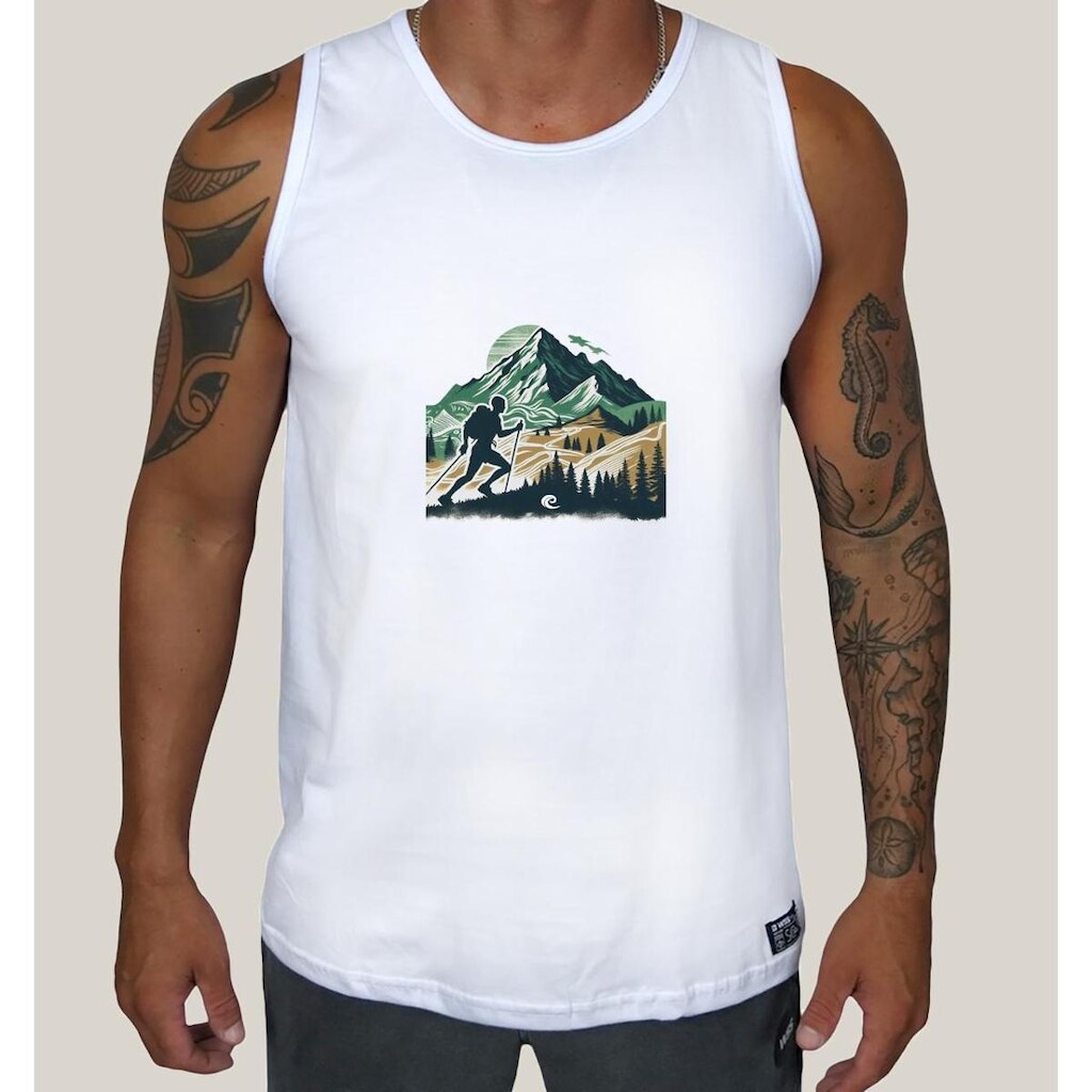 Camiseta Regata Masculina WSS Mountain Summit