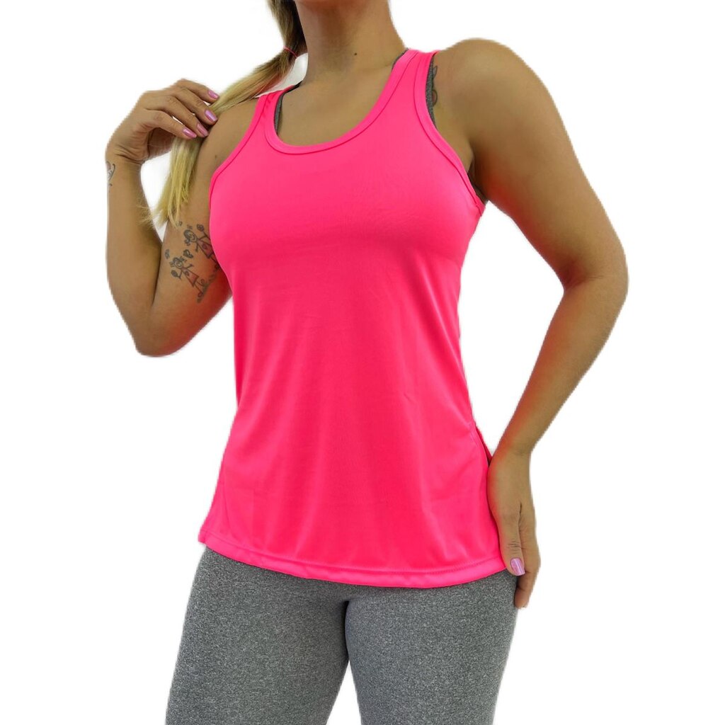 Camiseta Regata Per Tutti Wear Mullet Academia Fitness Feminina