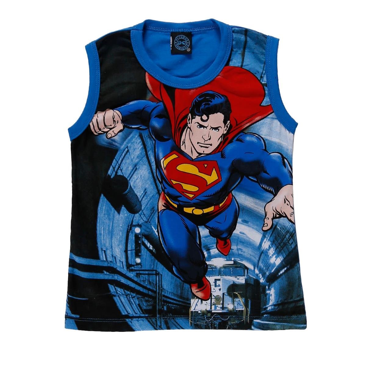 camiseta regata do superman