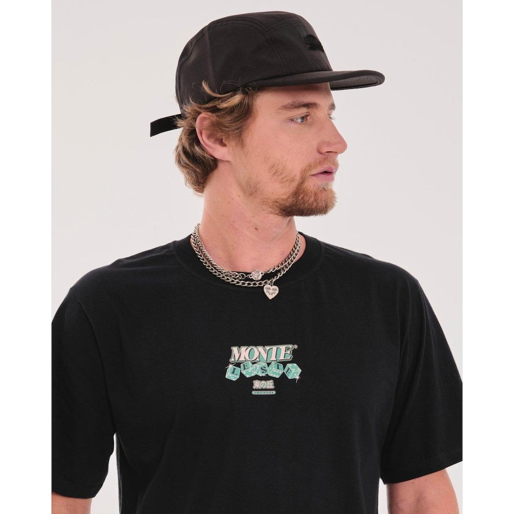 Camiseta Regular Estampada - Dice Masculina