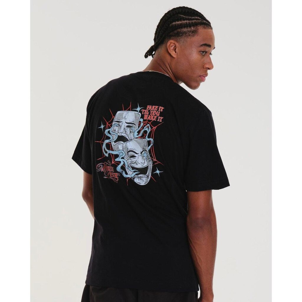 Camiseta Regular Estampada - Face Masculina