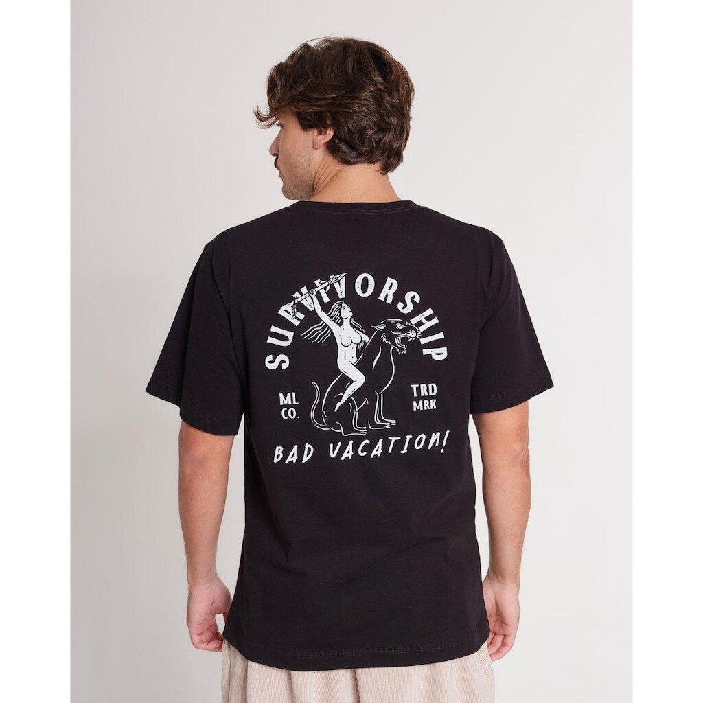 Camiseta Regular Estampada - Vacation Masculina