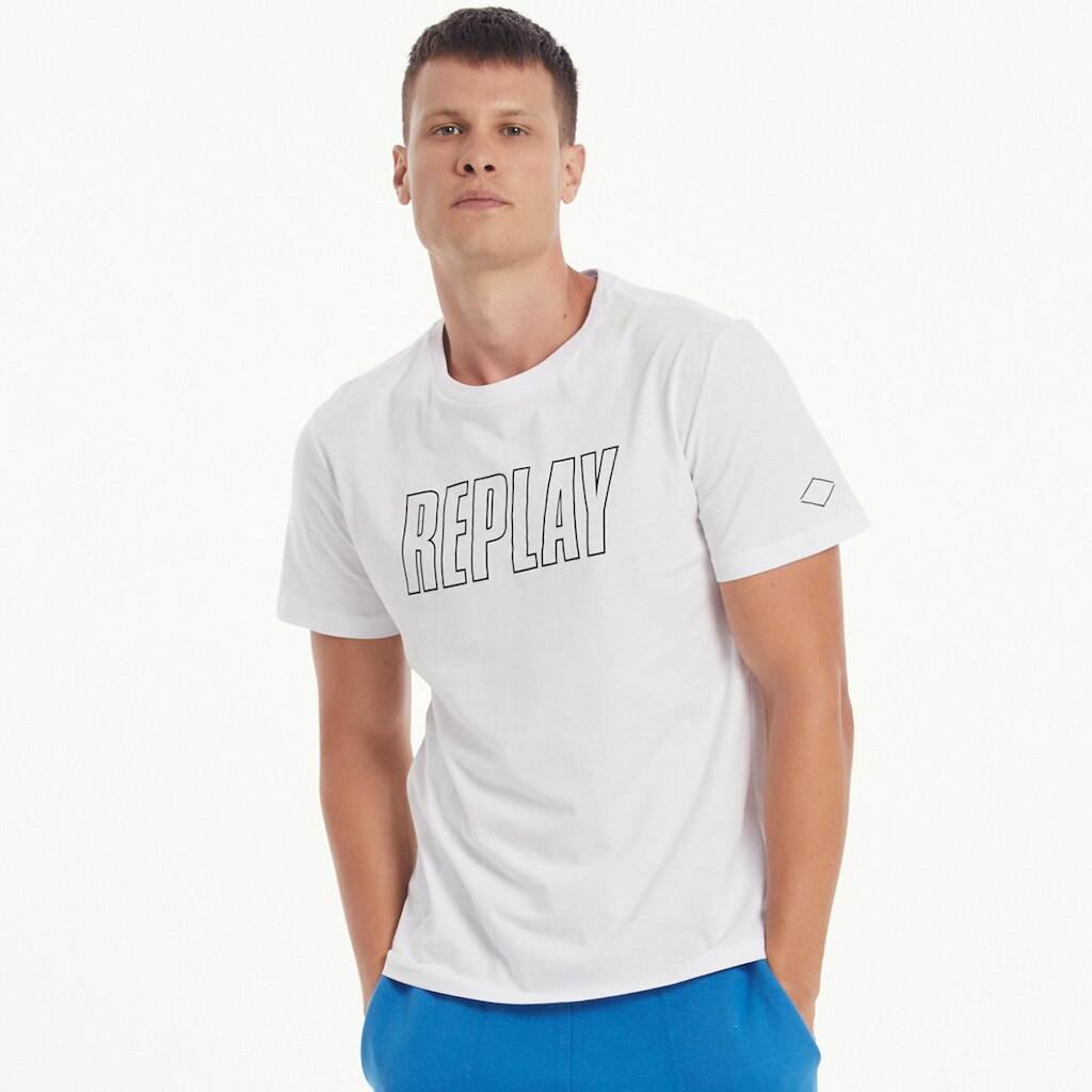 Camiseta Replay Estampada Masculina
