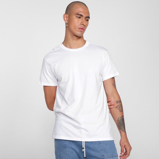 Camiseta Reserva Básica Masculina - Branco