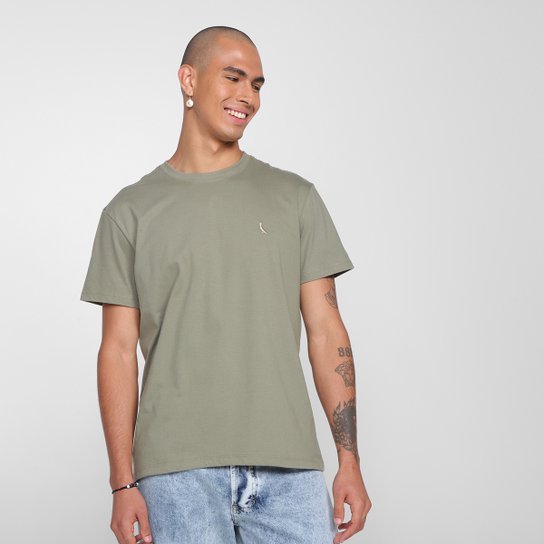Camiseta Reserva Básica Masculina - Verde Militar