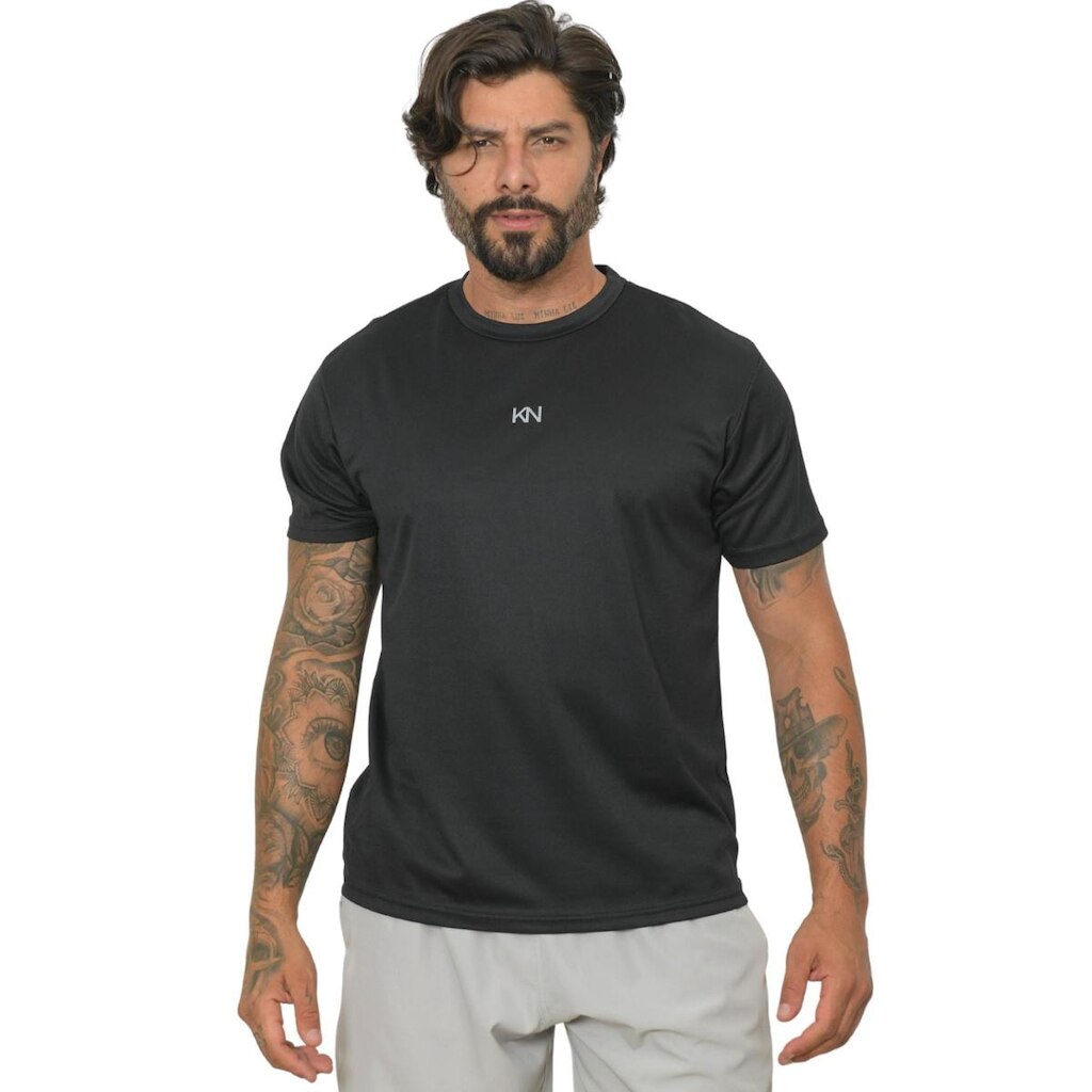 Camiseta Respirável Masculina Manga Curta Para Esportes