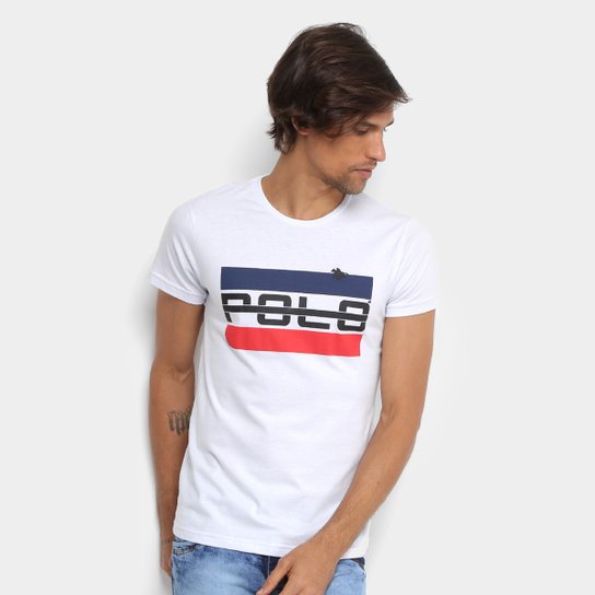 Camiseta RG 518 Logo Vintage Masculina - Branco