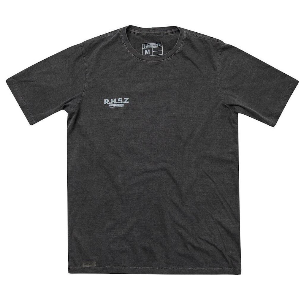 Camiseta Rhino Size Nature Cinza Lavada