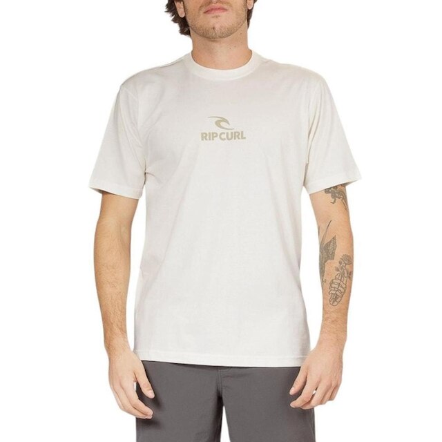 Camiseta Rip Curl Icon Bone
