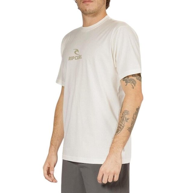 Camiseta Rip Curl Icon Bone