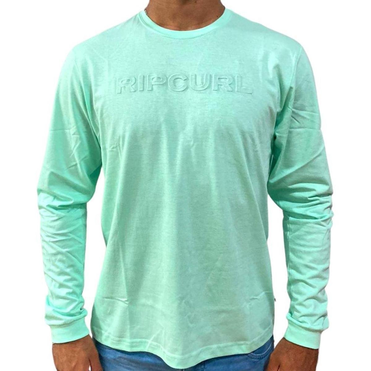 camiseta rip curl manga longa