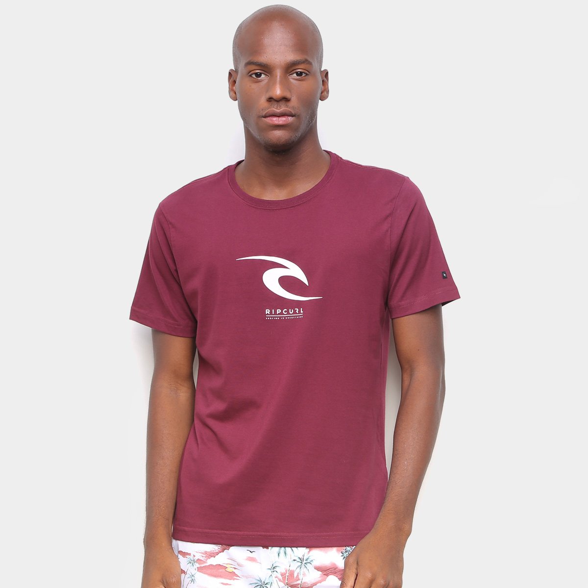 camisa rip curl vermelha