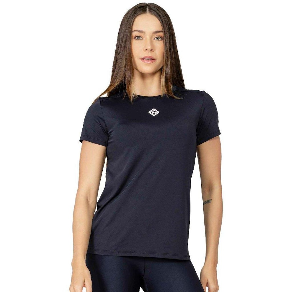 Camiseta Run More Decote V Nas costas Feminina