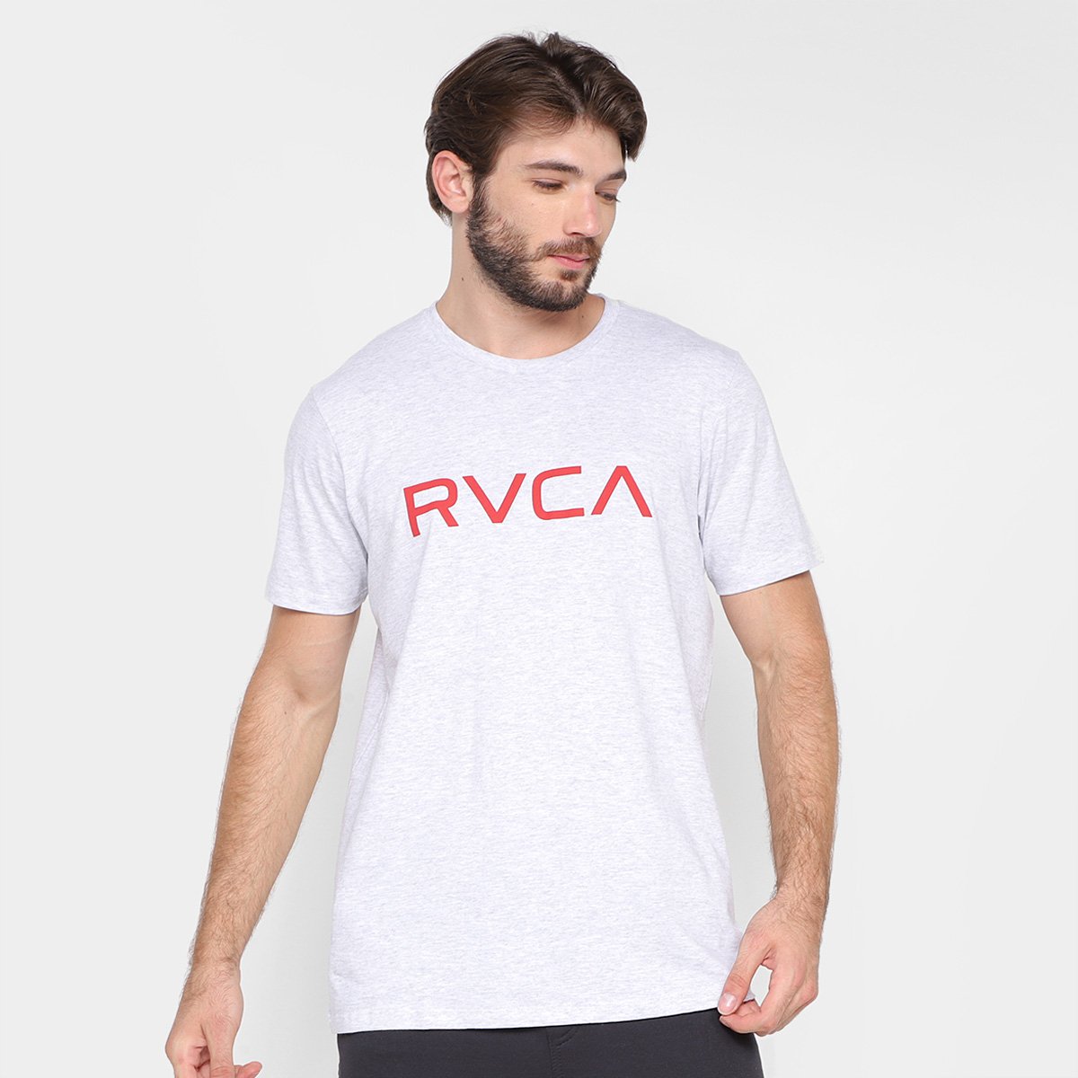 camiseta rvca cinza