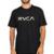 Camiseta RVCA Big RVCA WT26 Masculina Snow - Preto
