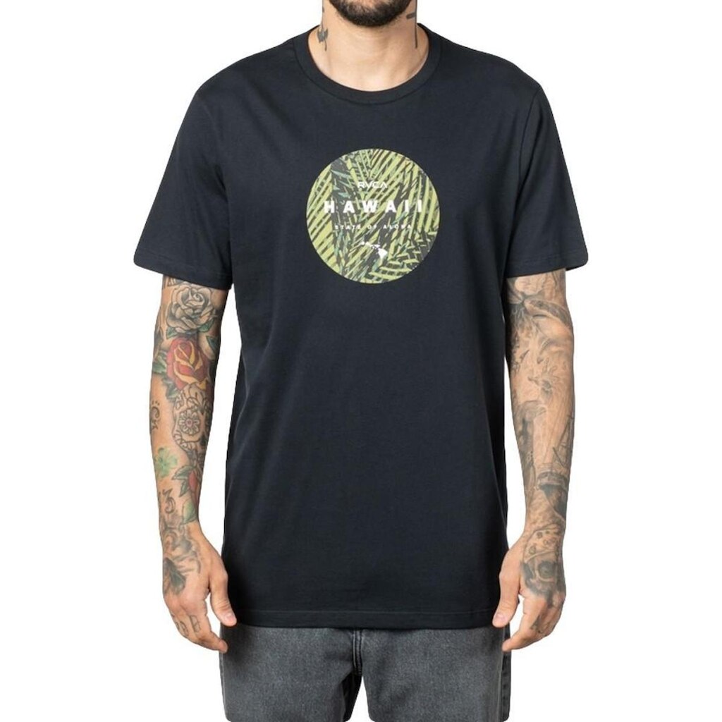 Camiseta RVCA Hawaii Motors WT23 Masculina