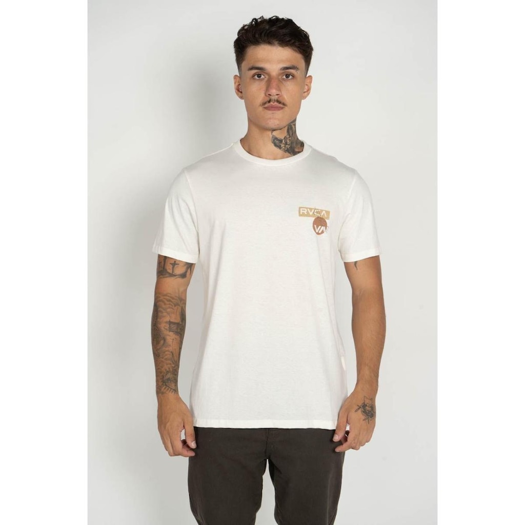 Camiseta RVCA M/C Desert Scape Snow White-SNOW WHITE-M