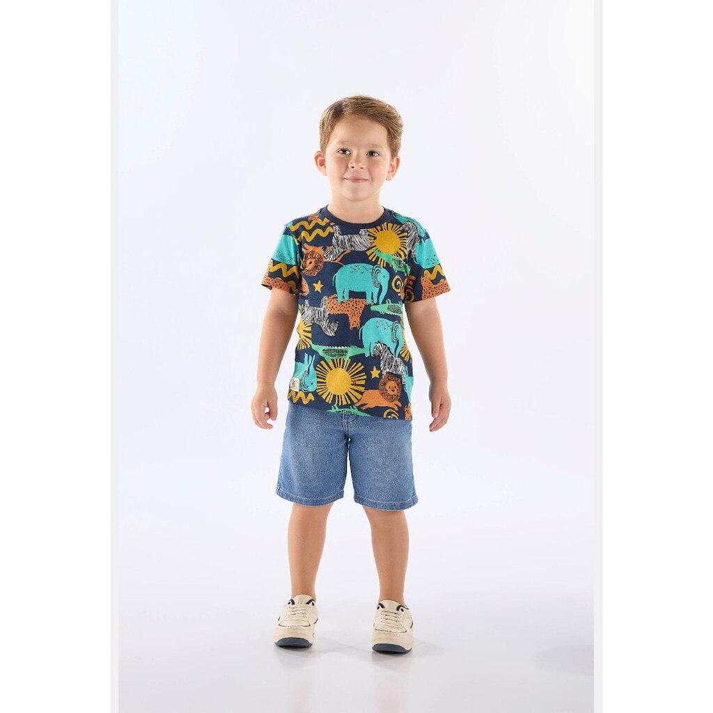 Camiseta Safári Infantil em Algodão Up Baby