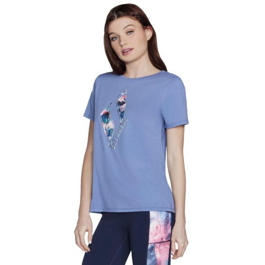 Camiseta Skechers Summer Rose Feminina
