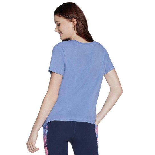 Camiseta Skechers Summer Rose Feminina