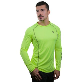 Camiseta Skube Sports proteção UV50+ Termodry Manga Longa Masculina