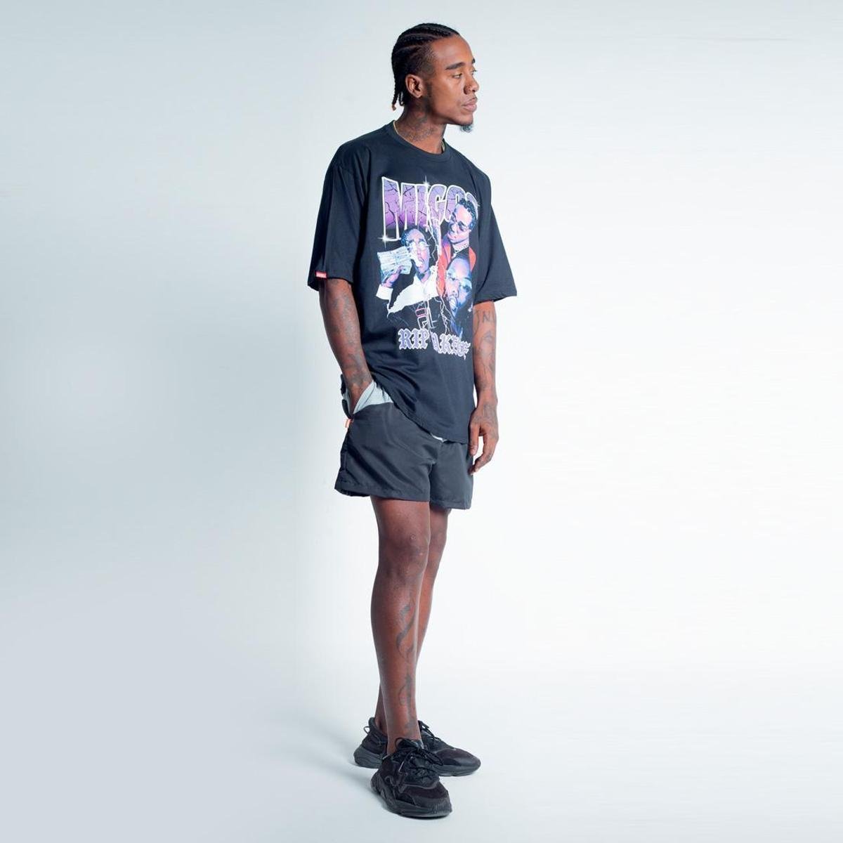 Camiseta Skull Clothing Migos Bootleg | Zattini