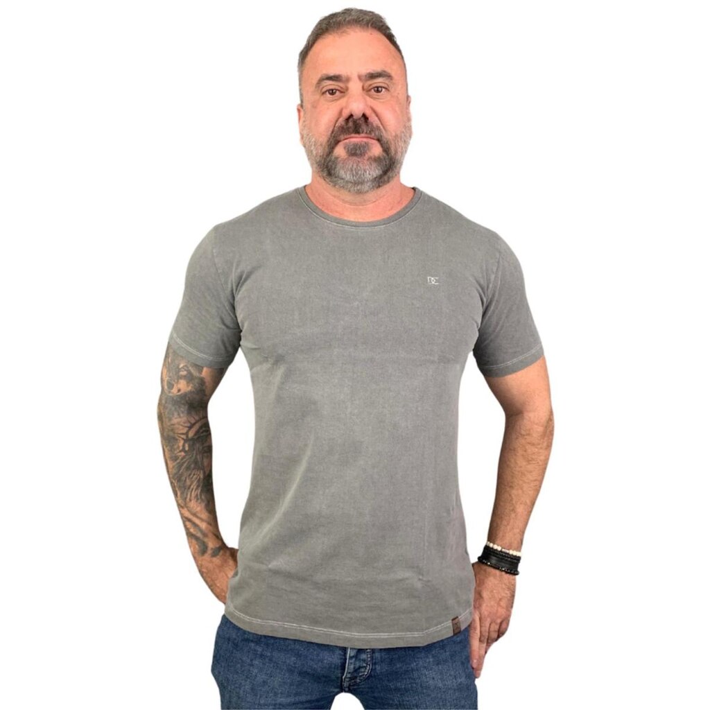 CAMISETA SLIM MALHÃO FIO 26 STONADA