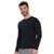 Camiseta Sport Masculina Selene Blusa Proteção Solar UV50+ Praia De Manga Longa - Preto
