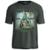Camiseta Stamp de Banda Iron Maiden em Algodão Manga Curta Gola Redonda Oficial - Verde