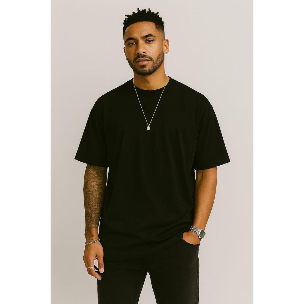 Camiseta Street Premium Ponci Company - Preta
