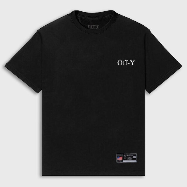 Camiseta Streetwear Off-Y Logo Line Black