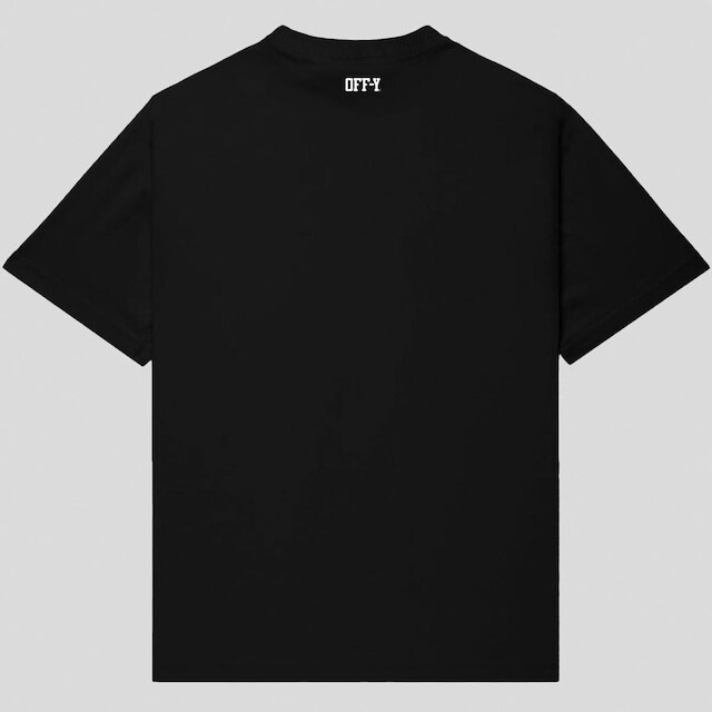 Camiseta Streetwear Off-Y Logo Line Black