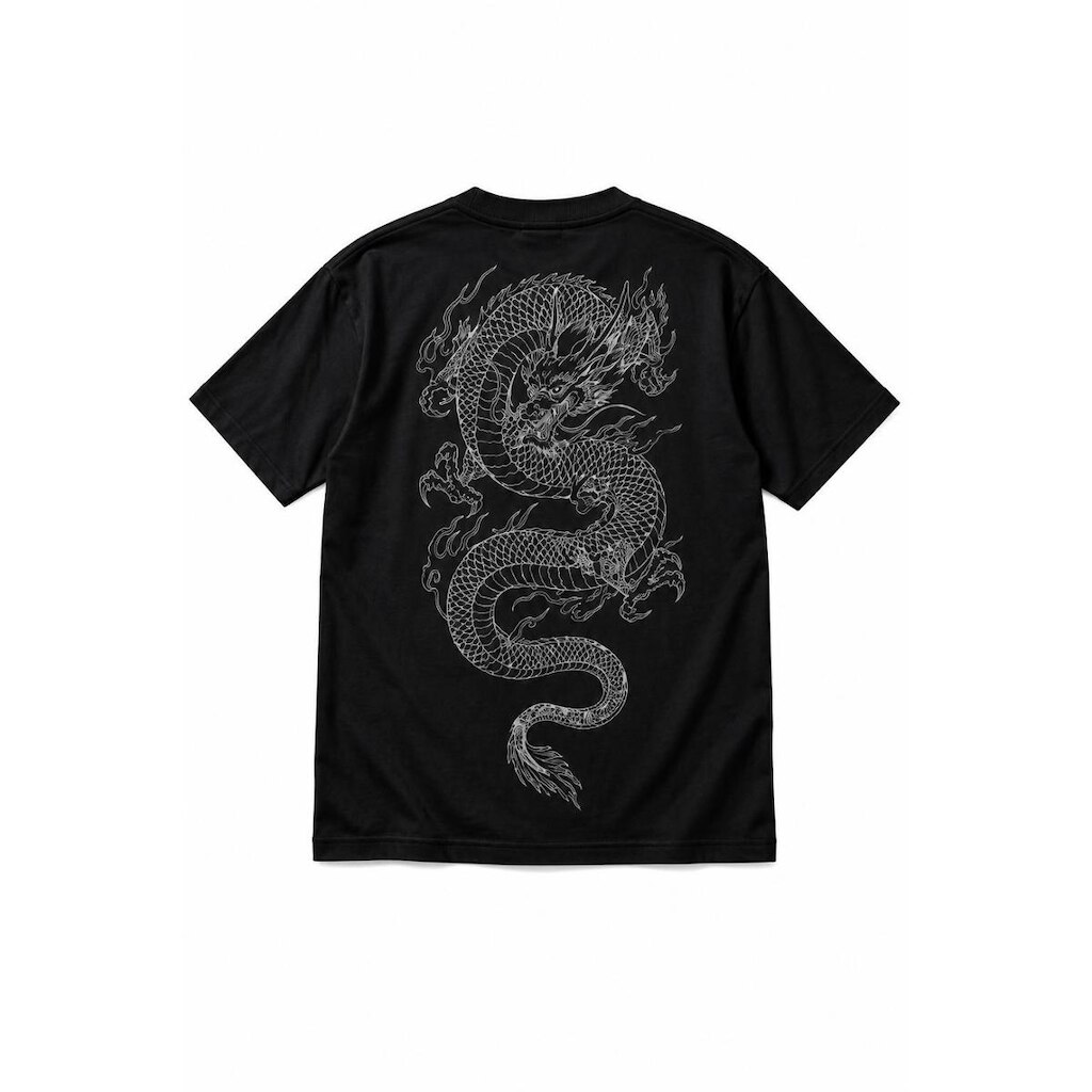 Camiseta Streetwear Trip Side Dragão