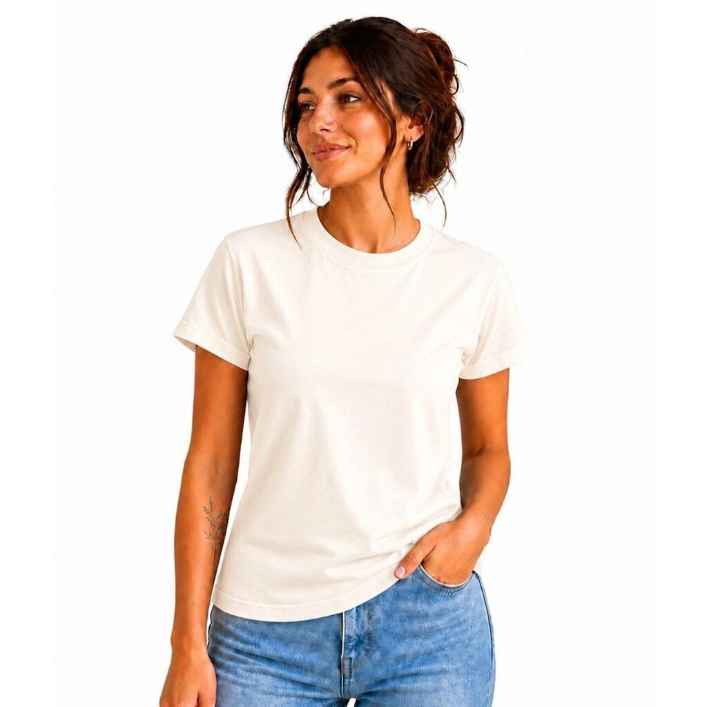 Camiseta T-Shirt Baby Look Feminina Basica 100% Algodão