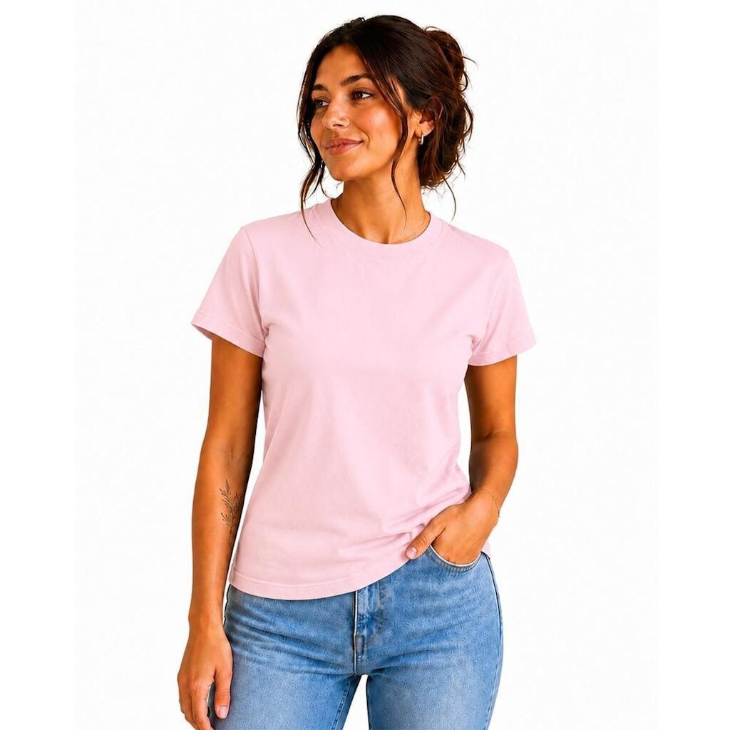 Camiseta T-Shirt Baby Look Feminina Basica 100% Algodão